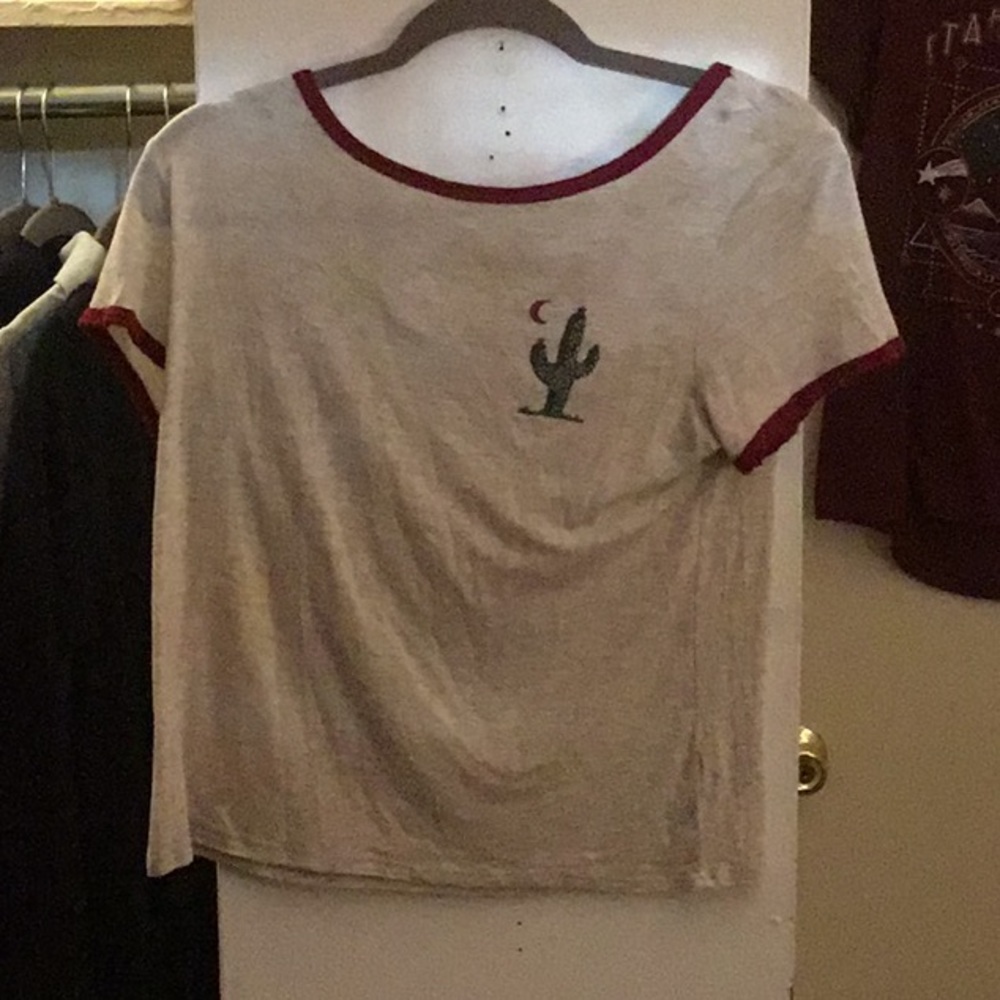 Cactus and moon shirt